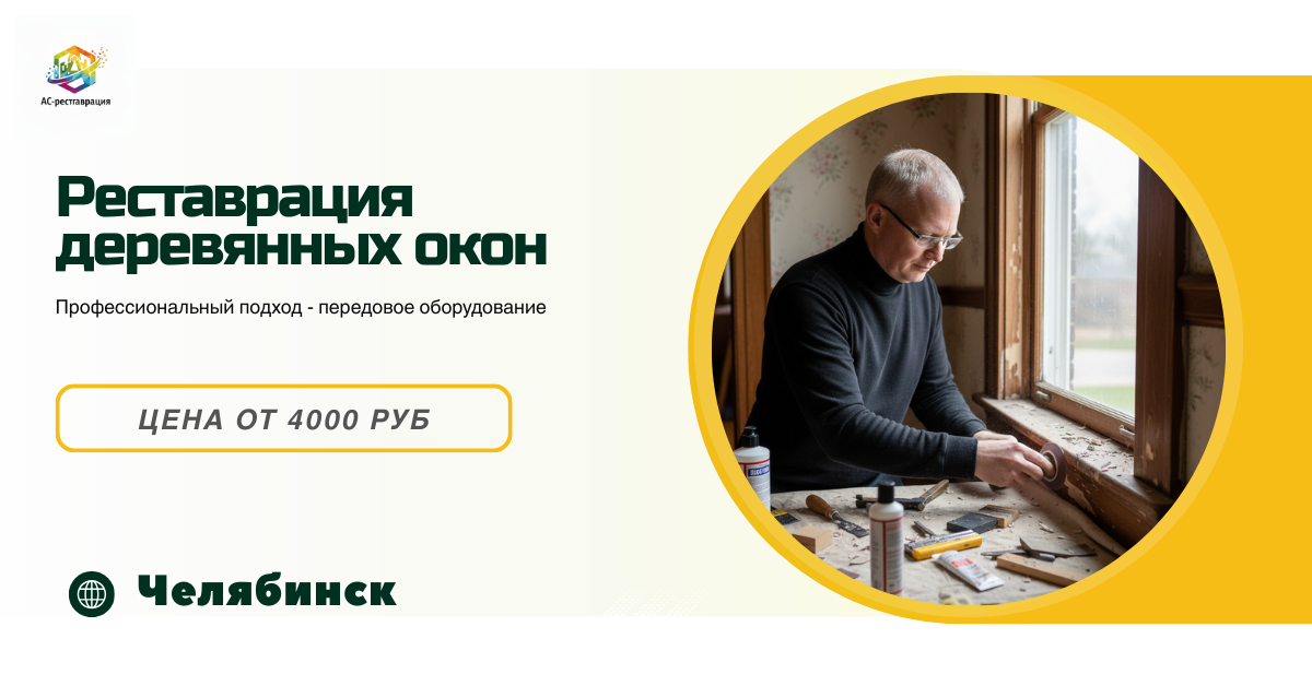 реставрация окон из дерева