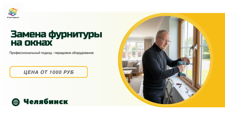 замена фурнитуры на окнах
